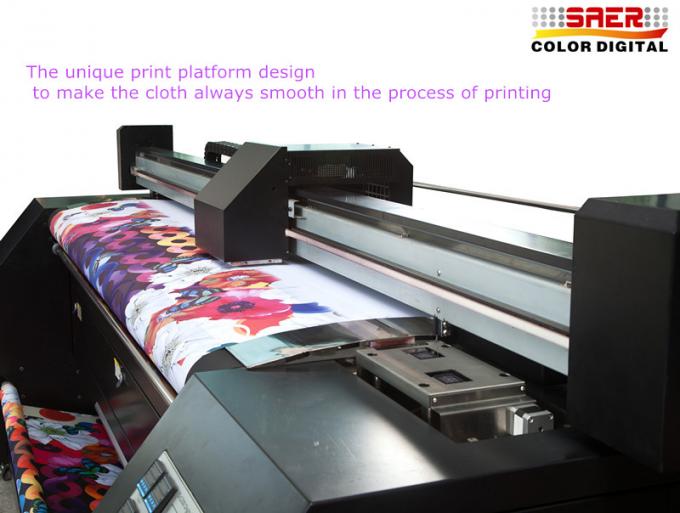 Full Colour Direct To Fabric Textile Digital Printing Machine With Epson Dx7 Head 0
