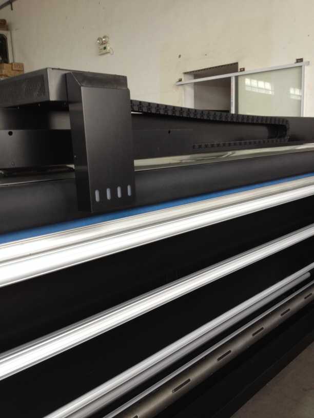 3.2m Roll To Roll Epson Head Printer Sublimation Ink Type With Heat Unit 2