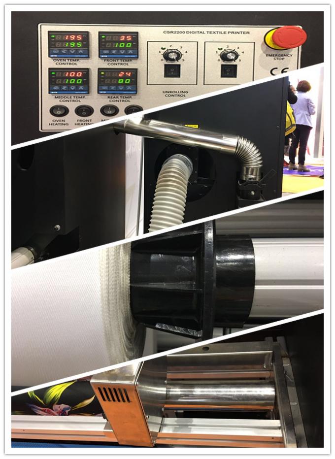Continuously Digital Printing Machine / Large Format Inkjet Printer For Fabric 0