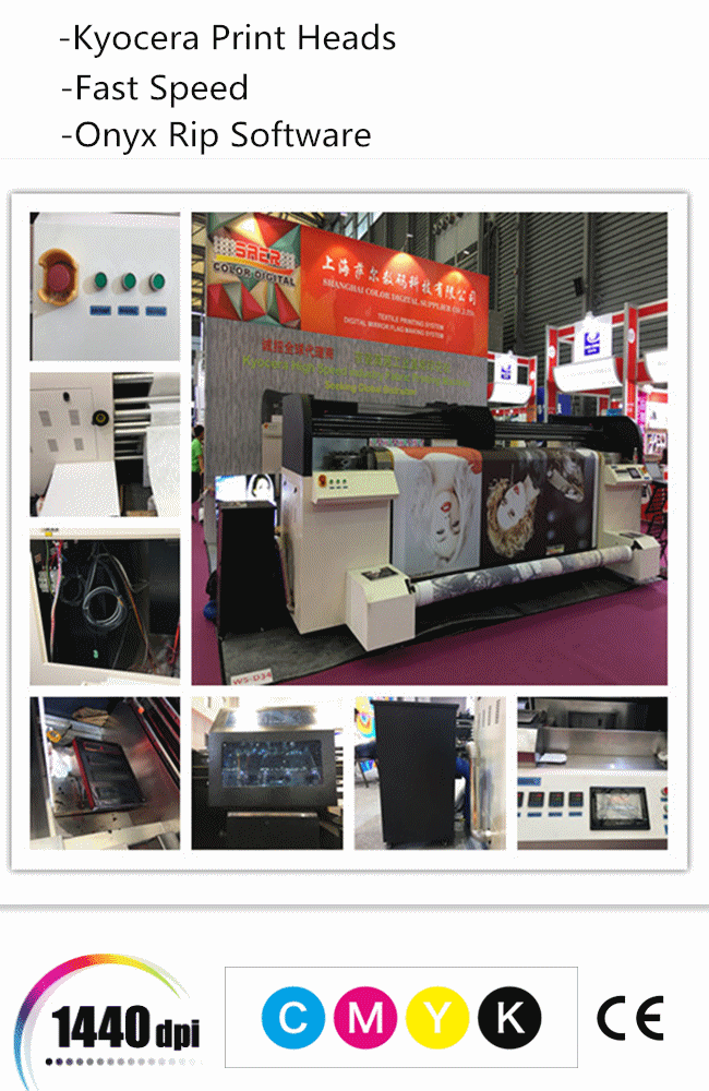 Industrial High Speed Digital Textile Printing Machine With High Resolution 0