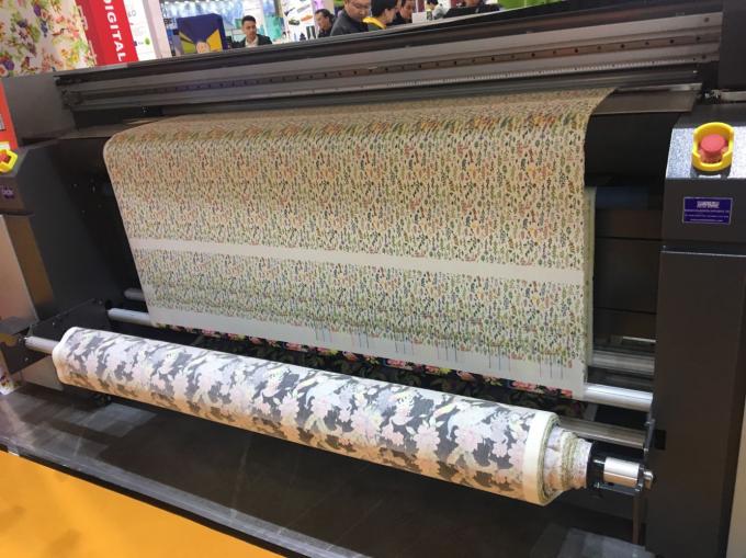 Digital Color Fabric Textile Polyester Printing Machine / Sublimation Ink Printer 0