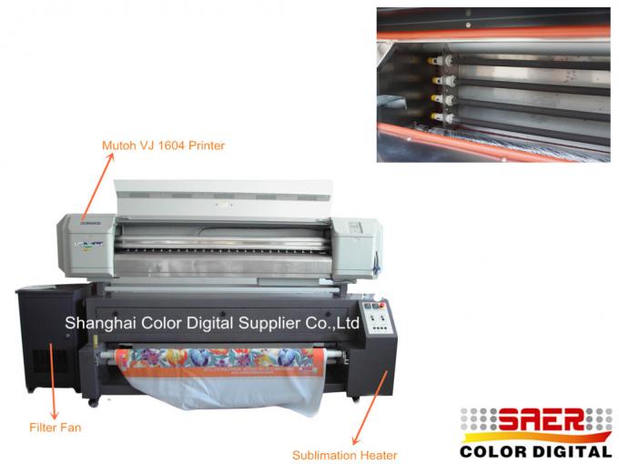 2000W Power Textile Sublimation Printer / Fabric Printing Machine For Flag 0