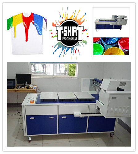 100% Cotton Fabric Textile T Shirt Printing Machine Automatic Wearing Resistance 2