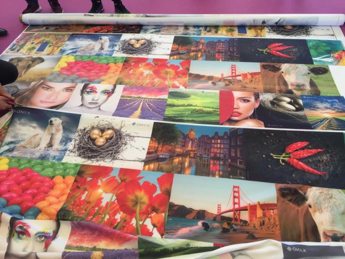 100% Polyester Digital Printing Fabric Plain Style 75D * 75D Yarn Count For Curtain 6