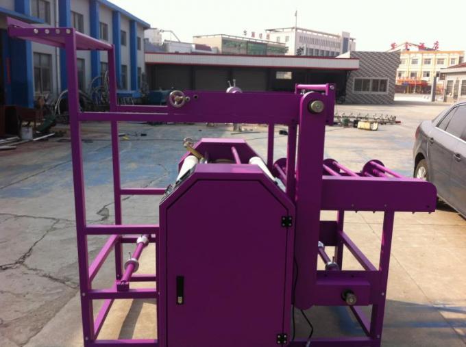 Flatbed Textile Calender Machine Heat Press Machine With 1800 Kg Weight 0