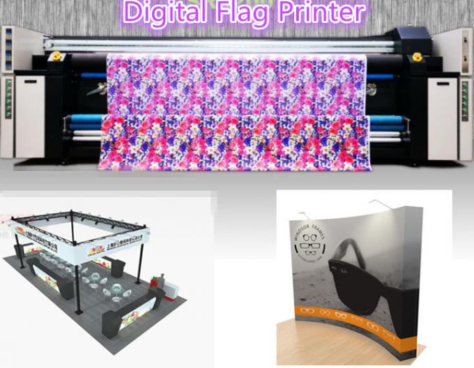 Digital Sublimation Flag Printing Machine Epson Head For Custom Flag / Banner 0