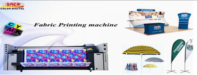 Textile Fabric Sublimation Printing Machine Flag Printing Machine With CMYK Print Head 0