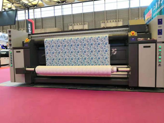 Full Color Dye Digital Textile Printing Machine Epson Head Printer 128M RAM 1