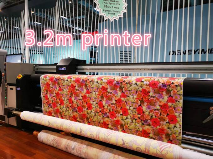 High Speed Banner Printing Machine / Sublimation Textile Printing With Sublimation Ink 1