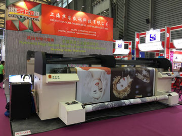 Kyocera Heads CMYK Multicolor Digital Fabric Printing Machine 120sqm / hour