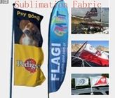 110g/sqm Dye Sublimation Knitted Polyester Fabric For Digital Printing Banner