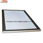 Single Side Slim LED Light Box Display With Siver And Black Color