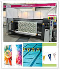 Dual CMYK Color Flag Printing Machine / Direct To Fabric Printing Machine With Three Epson 4720 Print Heads