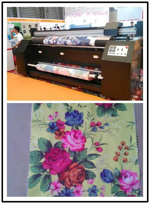 Flag Curtain Pop Up Printer Digital Textile Printing Machine 22 Sqm / H In 4 Pass
