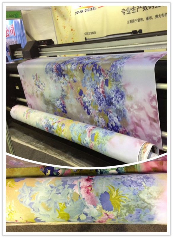 Dual CMYK Sublimation Flag Printing System / Polyester Fabric Printing Machine
