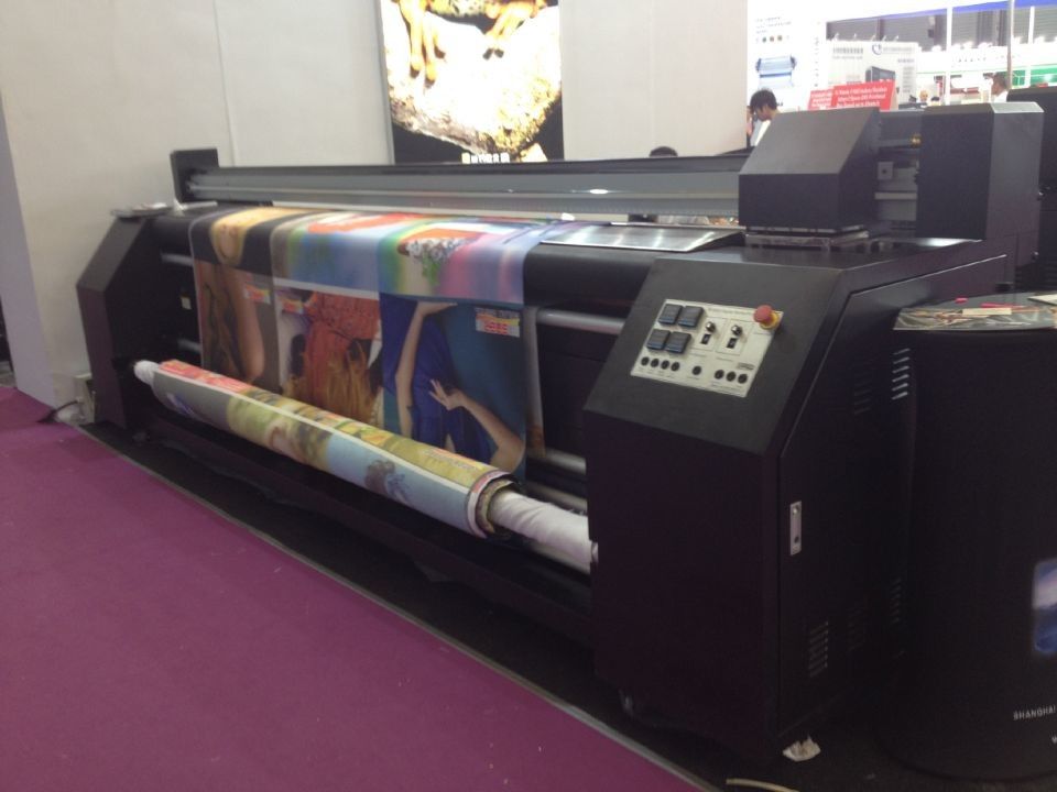 100% Cotton Fabric /  Textile Digital Printing / Sublimation Flag Printing Machine