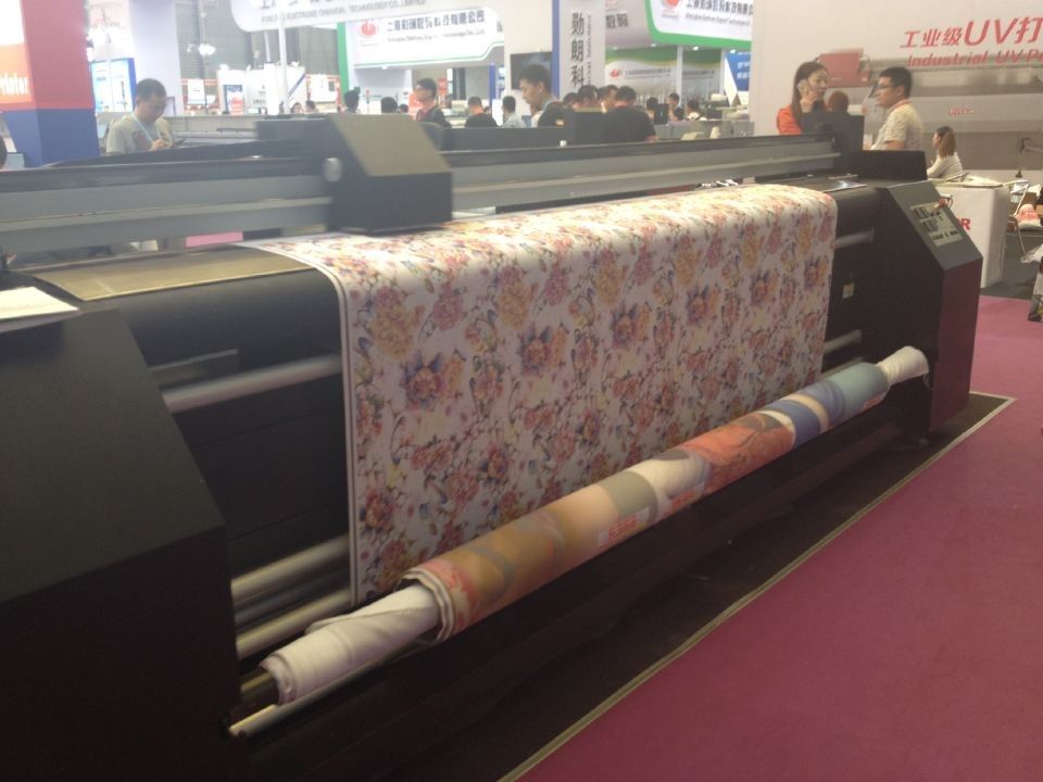 Roll To Roll Sublimation Printing Machine / Dye Sublimation Printers For 100% Polyester