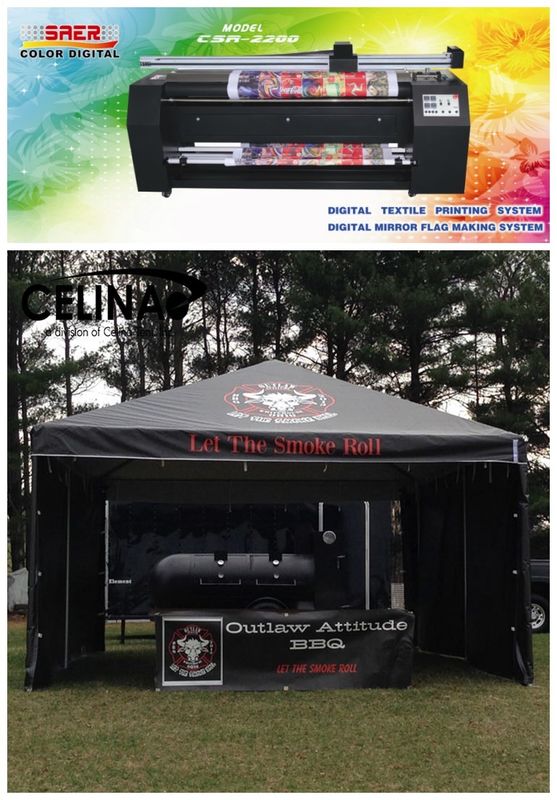 2.2m Outdoor Tent Inkjet Textile Printing Machine With Epson Dx5 Head