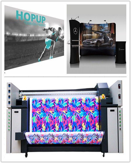 Roll To Roll Digital Fabric Printer 2200mm Max Print Width With Sublimation Ink