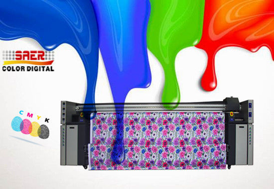 Cmyk Inkjet Textile Printing Machine Low Consumption For Led - Box Fabric