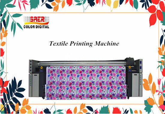 High Resolution Large Format Sublimation Printer Textile Fabric Printing Machine For Flags