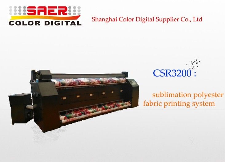 Dual DX7 epson inkjet printer Roll to roll , cloth printing machine