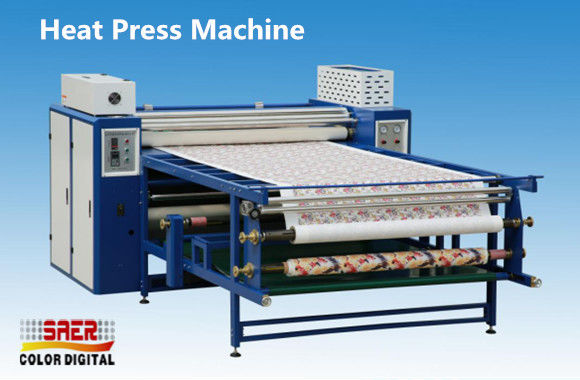 40kw Rated Power Textile Calender Machine For Sublimation Printing 150m / Hour Speed 3