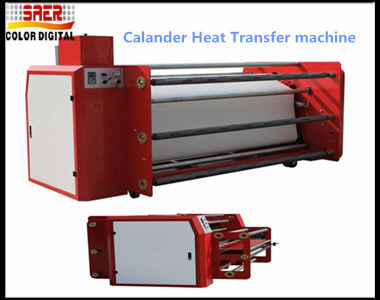 40kw Rated Power Textile Calender Machine For Sublimation Printing 150m / Hour Speed 0