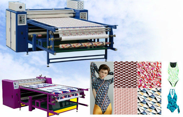 Sublimation Printing Heat Transfer Machine Roller Style 1m Width Rotary Calander 0