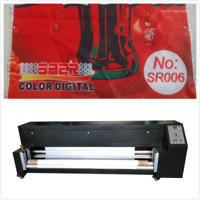 1800MM High Speed Dye Sublimation Machine For Advertising Car Desk Flags Heating 1
