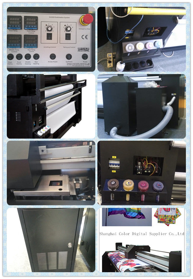 Large Format Epson Sublimation Printer / Cloths Printer With DX7 High Precision 0