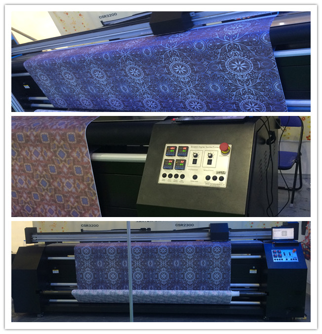 Large Format Polyester Fabric Printing Machine 5500w 2