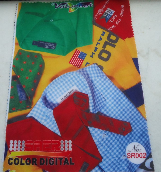 100% Coated Polyester Digital Printing Flag Fabric Double - sided Version 0