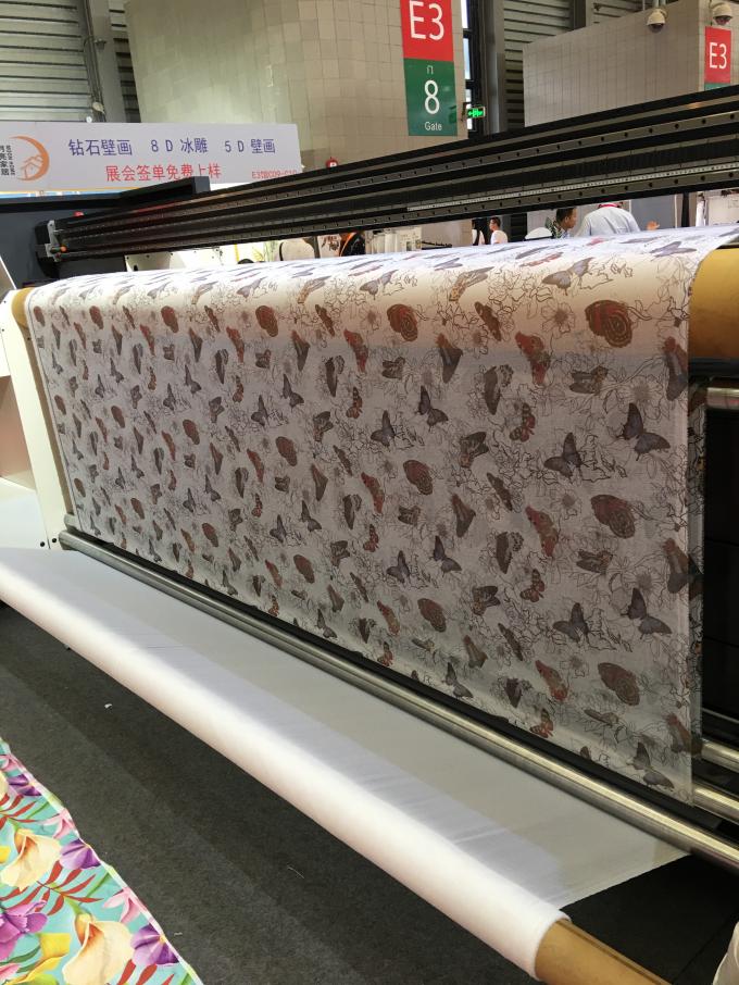 High Speed Industrial Digital Textile Printer With Waterbased Pigment Ink 1