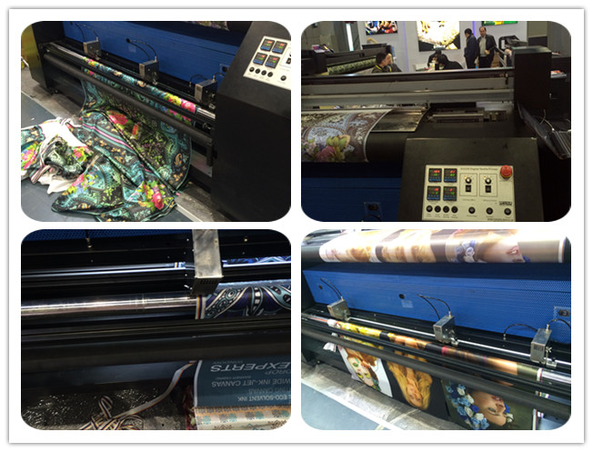 Direct Sublimation Textile / Fabric Flag Printing Machine With Epson DX5 Heads 0