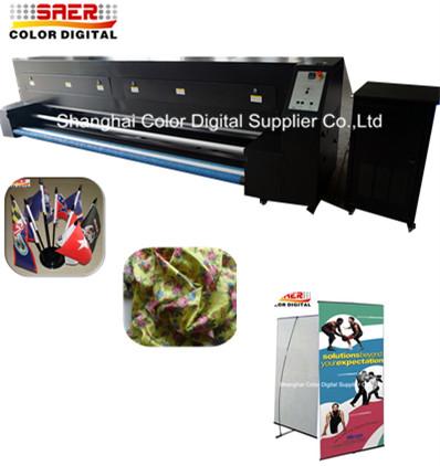 Large Format Sublimation Heater Machine Color Fixation Unit Automatic Feed Take Up System 0