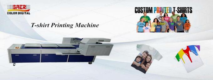 High Performance A3 Dtg Flatbed Printer / Digital Garment Printing Machine 0