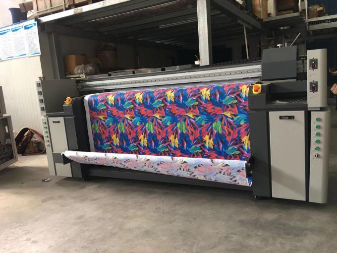 Inkjet Sublimation Digital Fabric Printing Machine With Three Epson4720 Heads 2