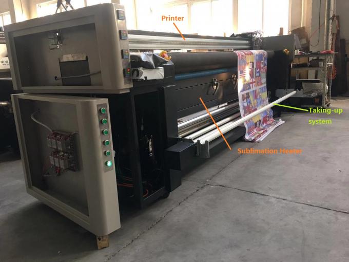 Trade Show Display Digital Fabric Printing Machine Roll To Roll 360 - 1800dpi Resolution 0