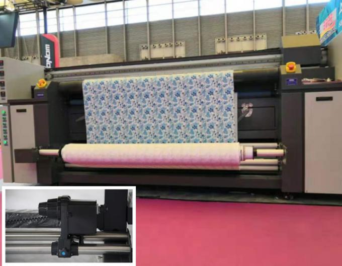 2.0m Polyester Fabric Plotter T Shirt Printing Equipment 23 SQM/H Print Speed 0
