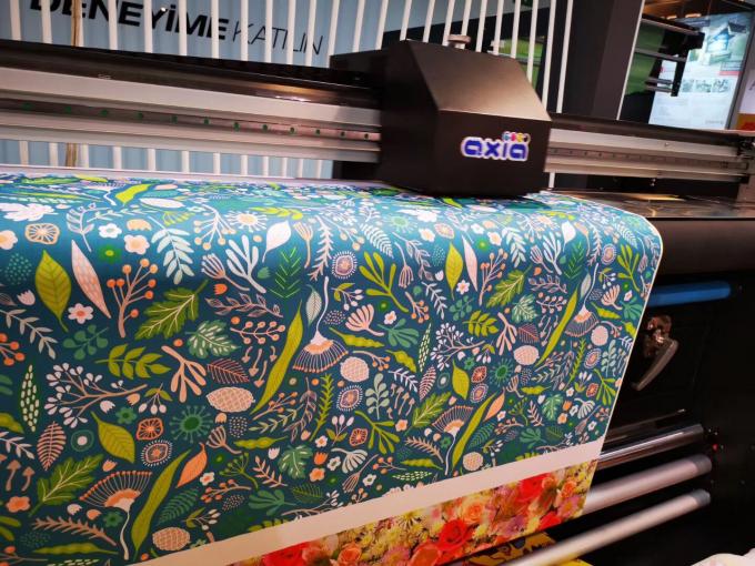 Flags Digital Textile Printing Machine Printing Head 1400dpi Max Resolution 2