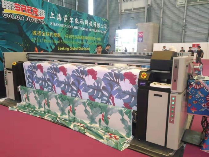 Pop Up Digital Textile Printing Equipment With EPSON 4720 Print Head 380V Volatge 0