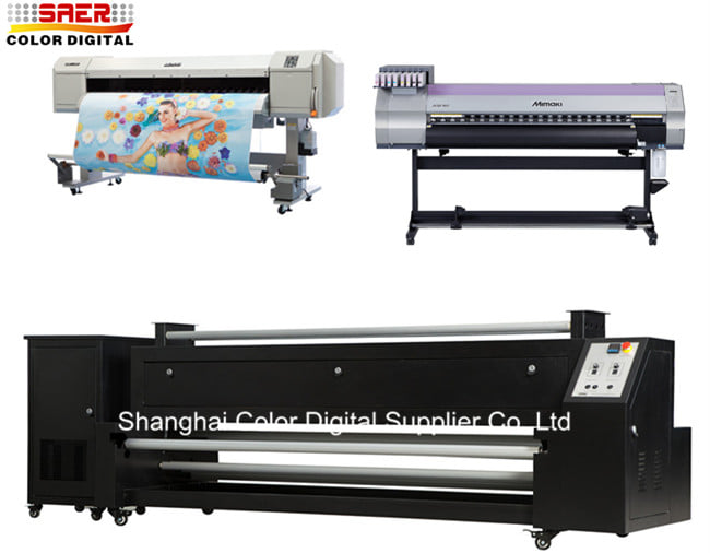 CMYK Large Format Textile Printer 1800dpi Automatic Feeding 3