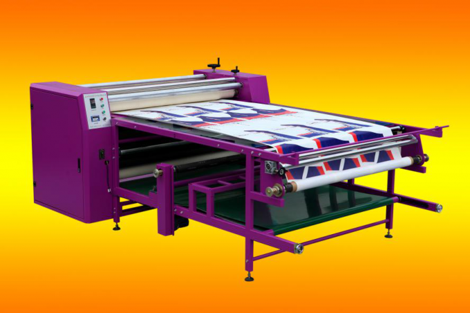 Sublimation Digital Heat Press Machine 200m/H Speed Oil Heating Type CE certification 0