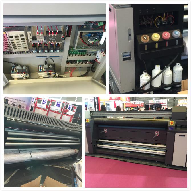 Pre Heating 360dpi 6500W Roll To Roll Flag Printer 3