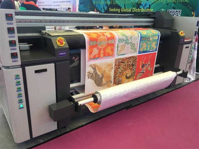 Digital Color Fabric Textile Polyester Printing Machine / Sublimation Ink Printer 1