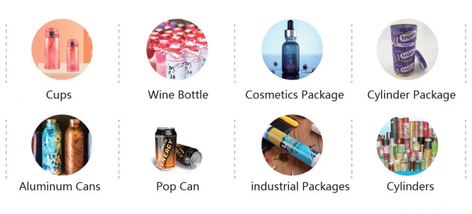 Metal / Jar / Cans / Bottle Cylindrical Uv Bottle Printer Max Printer Depth 12mm 1