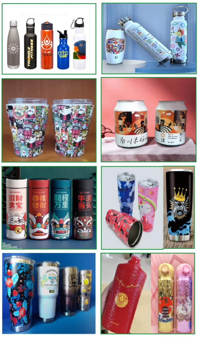 UV Machine For Cylindrical And Conical Bottles Cup UV Inkjet Printer 1