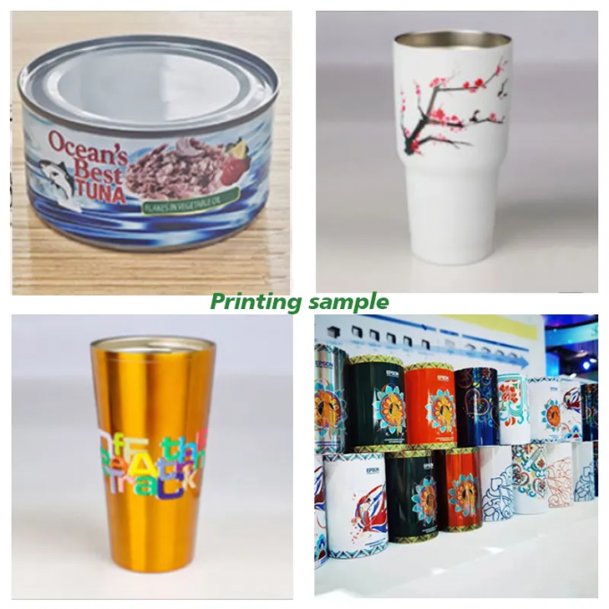High Speed 360 Round Printer Digital UV Bottle Printer / Cylinder UV Printer 0