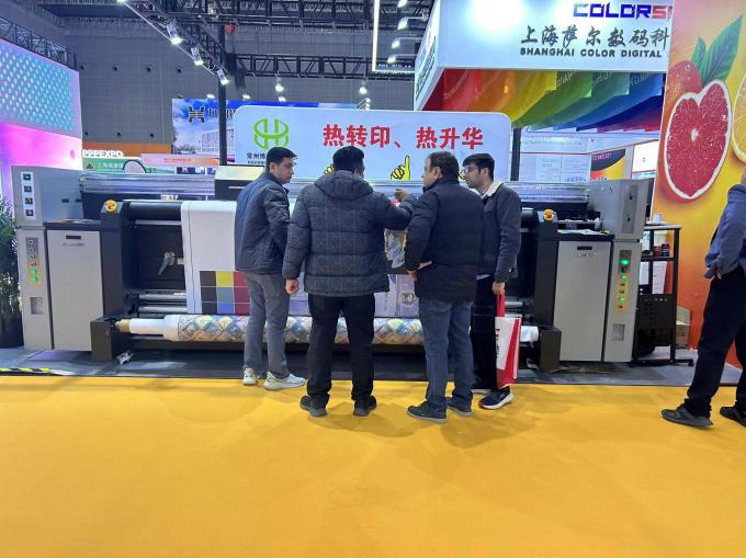 Automatic Grade CMYK Sublimation Inkjet Plotter Large Flag Roll Roll Digital Printer Machine 720dpi 0